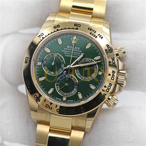 rolex 18k gold mens cosmograph daytona